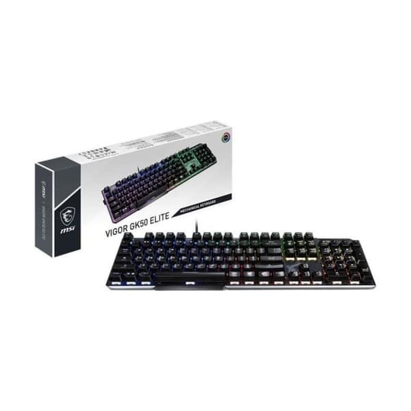 Mekaniskt speltangentbord - MSI - VIGOR GK50 ELITE BW