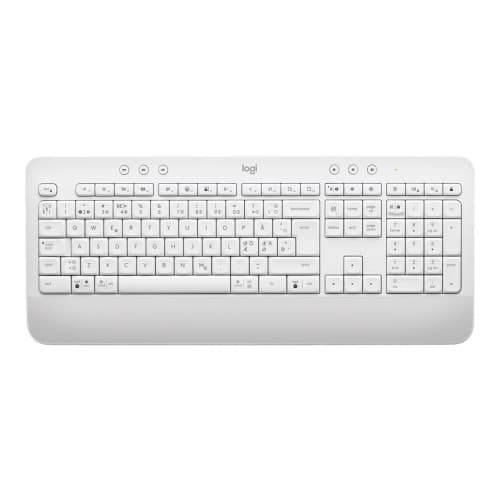 Logitech Signature K650 - tangentbord - QWERTY - nordiskt (danska/finska/norska/svenska) - offwhite Inmatningsenhet