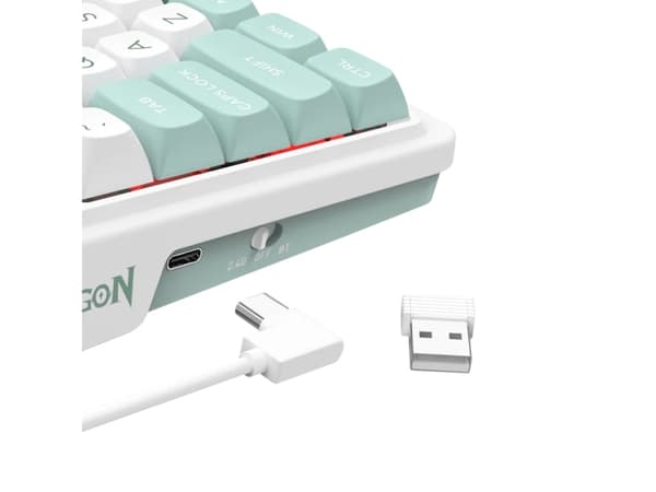 Klawiatura Redragon K719WG Pro Galatin Mint Mambo (K719WG-RGB-PRO)