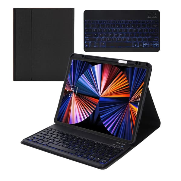 Klapcover og Bluetooth Tastatur Royal bailey HK132D til iPad Pro12.9(2021/2020/2018)