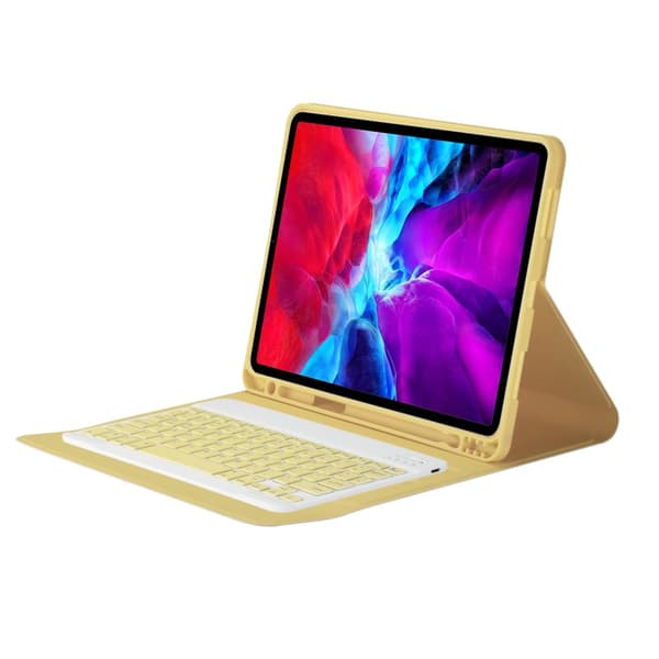 Vikbart fodral och Bluetooth Tangentbord Royal bailey PS12 för iPad 10.2(2021/2020/2019)/iPad Air 10.5/iPad Pro10.5