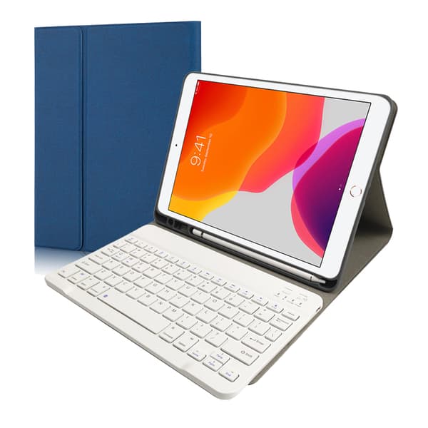 Vikbart fodral och Bluetooth Tangentbord Royal bailey RK102 för iPad 10.2(2021/2020/2019)/iPad Air 10.5/iPad Pro10.5