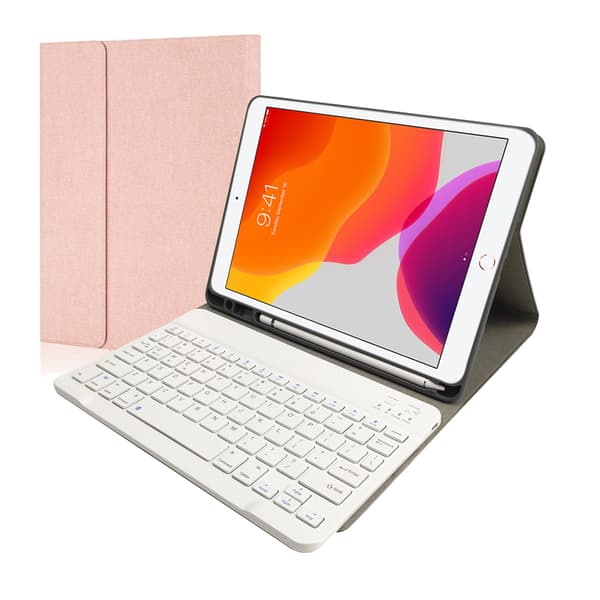 Vikbart fodral och Bluetooth Tangentbord Royal bailey RK102 för iPad 10.2(2021/2020/2019)/iPad Air 10.5/iPad Pro10.5