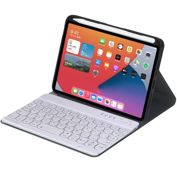 Klapcover og Bluetooth Tastatur Royal bailey HY006 til iPad mini6