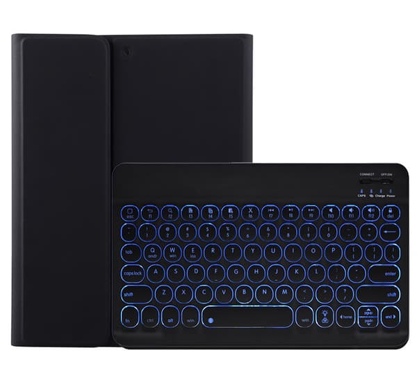 Vikbart fodral och Bluetooth Tangentbord Royal bailey YM97D för 2018&2017iPad/Pro9.7/Air2/Air