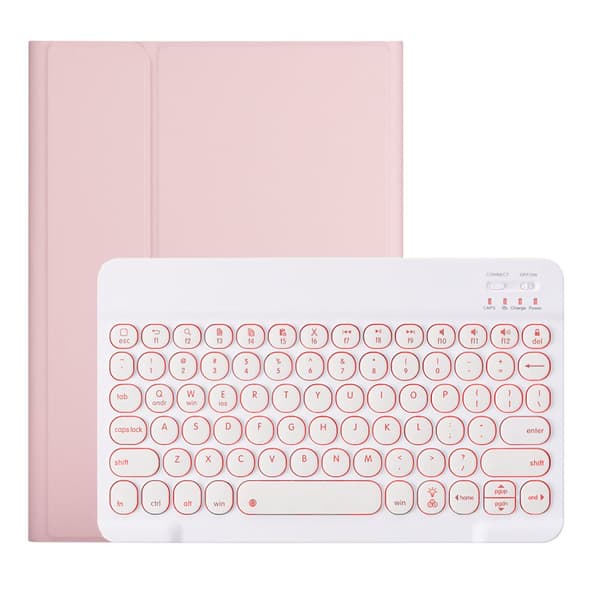 Vikbart fodral och Bluetooth Tangentbord Royal bailey YM12D för iPad 10.2(2021/2020/2019)/iPad Air 10.5/iPad Pro10.5