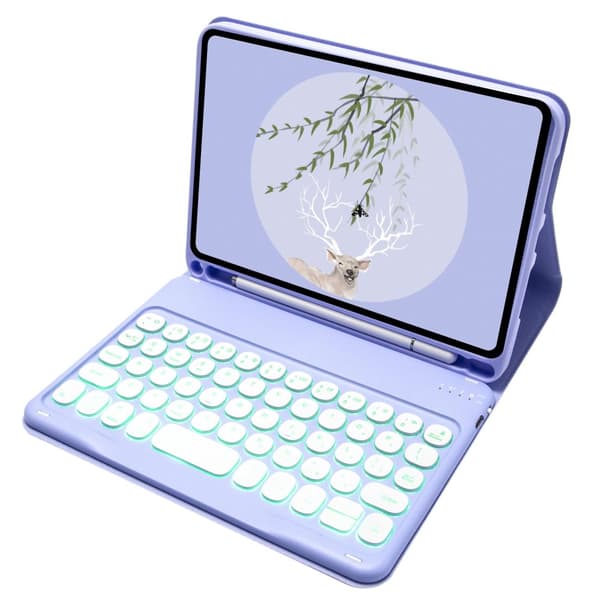 Klapcover og Bluetooth Tastatur Royal bailey TS006D til iPad mini6