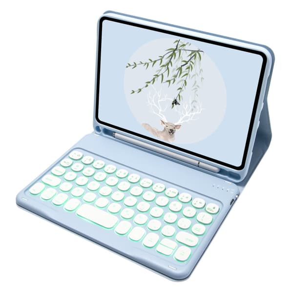 Klapcover og Bluetooth Tastatur Royal bailey TS006D til iPad mini6