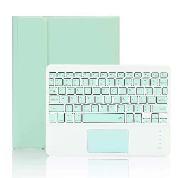 Vikbart fodral och Bluetooth Tangentbord Royal bailey PS12C för iPad 10.2(2021/2020/2019)/iPad Air 10.5/iPad Pro10.5