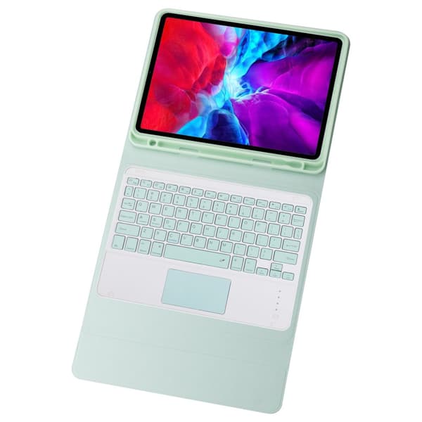 Vikbart fodral och Bluetooth Tangentbord Royal bailey PS12C för iPad 10.2(2021/2020/2019)/iPad Air 10.5/iPad Pro10.5