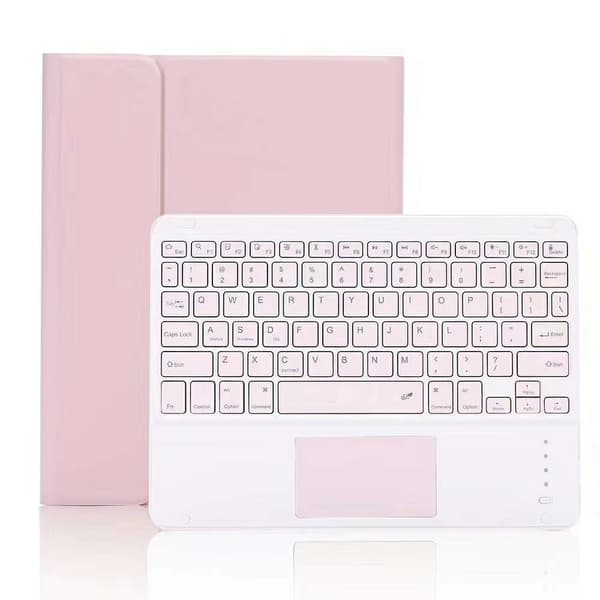 Vikbart fodral och Bluetooth Tangentbord Royal bailey PS12C för iPad 10.2(2021/2020/2019)/iPad Air 10.5/iPad Pro10.5