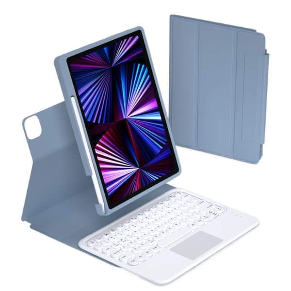 Klapcover og Bluetooth Tastatur Royal bailey XY102C til iPad 10.2(2021/2020/2019)/iPad Air 10.5/iPad Pro10.5