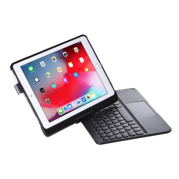 Klapcover og Bluetooth Tastatur Royal bailey Q5 til 2018&2017iPad/Pro9.7/Air2