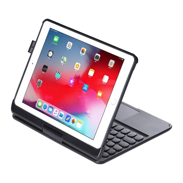 Klapcover og Bluetooth Tastatur Royal bailey Q5 til 2018&2017iPad/Pro9.7/Air2