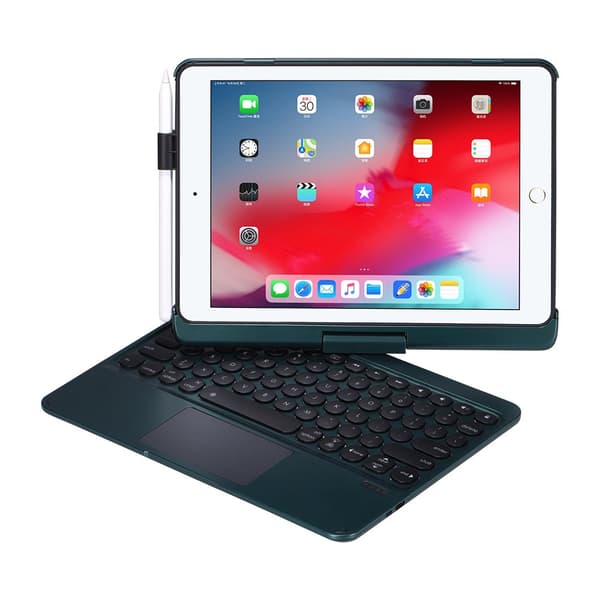 Vikbart fodral och Bluetooth Tangentbord Royal bailey Q5 för 2018&2017iPad/Pro9.7/Air2
