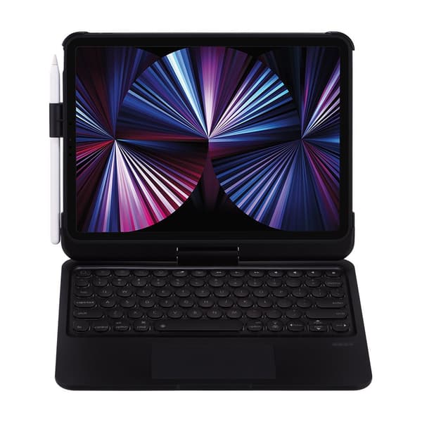 Vikbart fodral och Bluetooth Tangentbord Royal bailey Q8 för iPad Air4 (2020) 10.9/iPad Pro11(2021/2020/2018)
