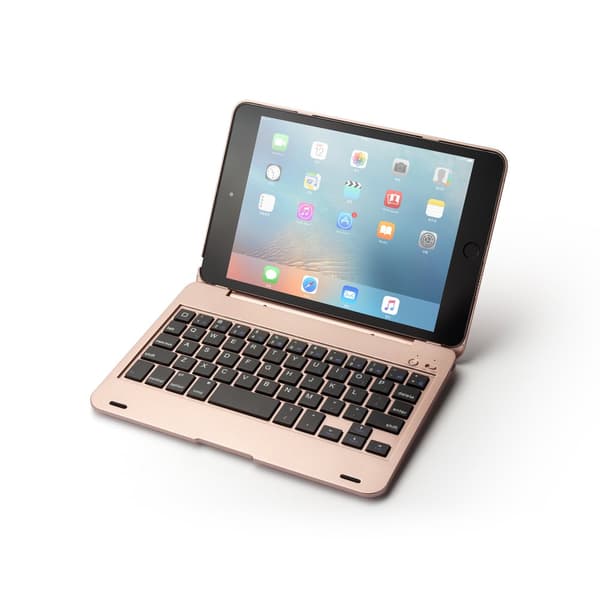 Klapcover og Bluetooth Tastatur Royal bailey F1+ til iPad mini4/5
