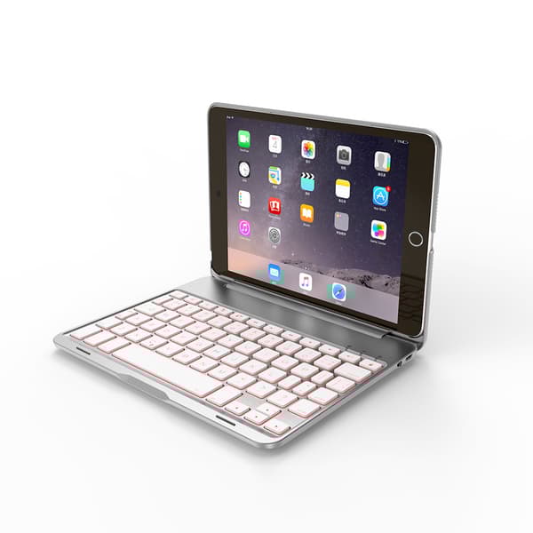Klapcover og Bluetooth Tastatur Royal bailey F8SM til iPad mini1/2/3