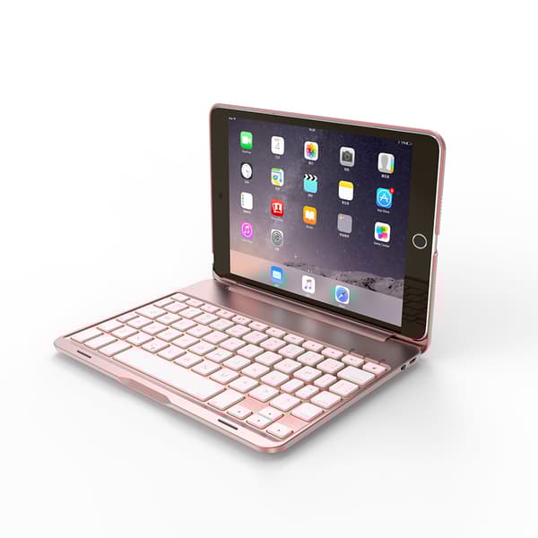 Klapcover og Bluetooth Tastatur Royal bailey F8SM til iPad mini1/2/3