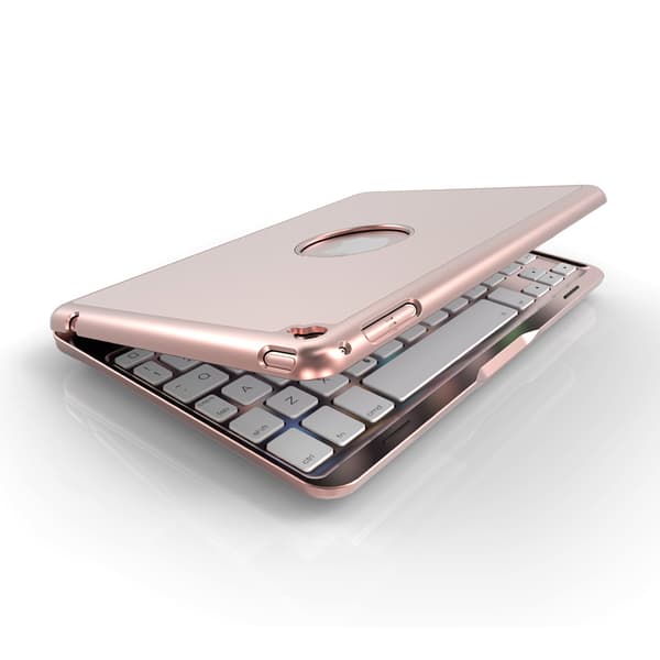 Vikbart fodral och Bluetooth Tangentbord Royal bailey F8SM+ för iPad mini4/5