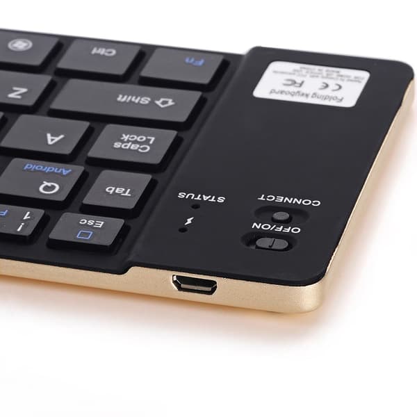 Bluetooth näppäimistö Royal bailey GK228 Alumiiniseos Taitto för iOS/andriod/Windows