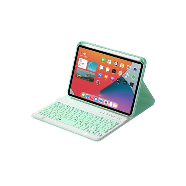 Kääntökansi ja Bluetooth näppäimistö Royal bailey HK509 för 2018&2017iPad/iPad Air2 9.7