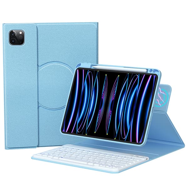 Vikbart fodral och Bluetooth Tangentbord Royal bailey HD209 för iPad10th (2022)10.9