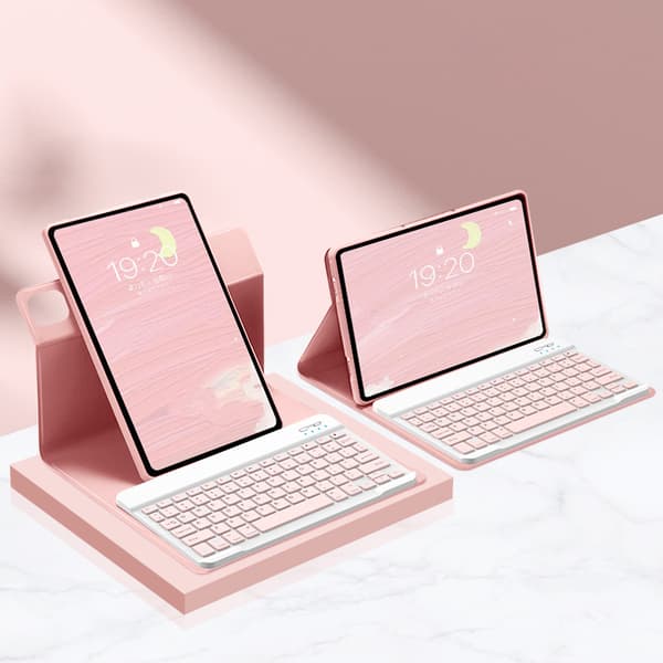 Vikbart fodral och Bluetooth Tangentbord Royal bailey RT102 för iPad 10.2(2021/2020/2019)/iPad Air 10.5/iPad Pro10.5