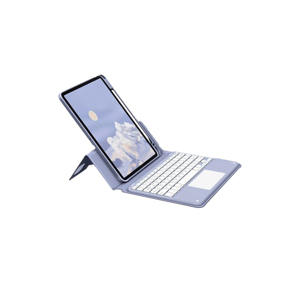 Vikbart fodral och Bluetooth Tangentbord Royal bailey SX12C för iPad 10.2(2021/2020/2019)/iPad Air 10.5/iPad Pro10.5