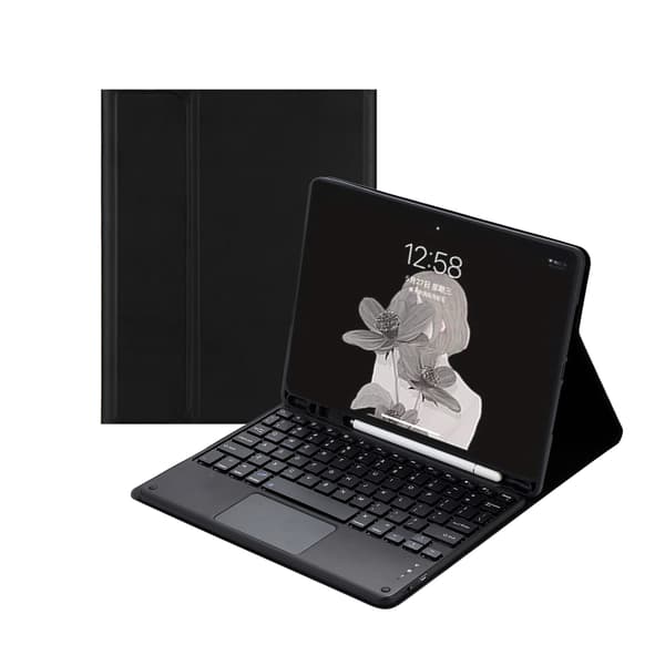 Vikbart fodral och Bluetooth Tangentbord Royal bailey TS12C för iPad 10.2(2021/2020/2019)/iPad Air 10.5/iPad Pro10.5