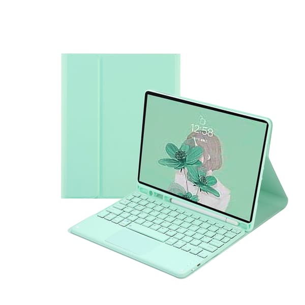 Vikbart fodral och Bluetooth Tangentbord Royal bailey TS12C för iPad 10.2(2021/2020/2019)/iPad Air 10.5/iPad Pro10.5