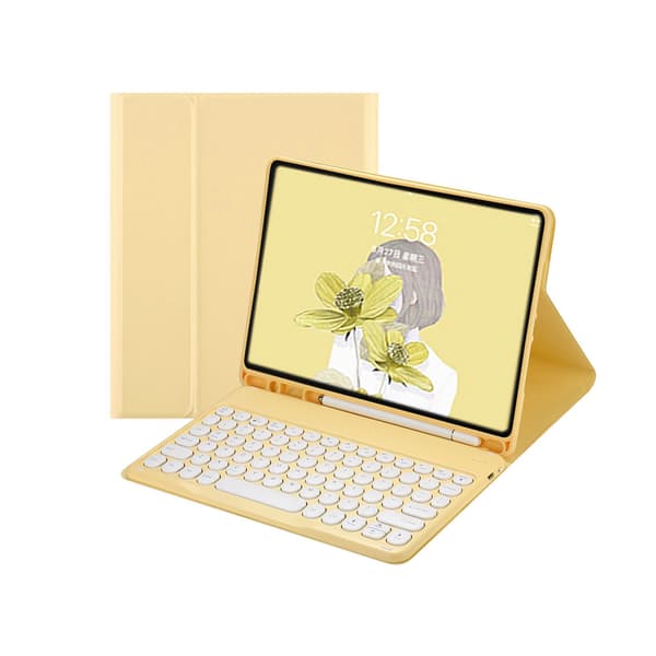 Vikbart fodral och Bluetooth Tangentbord Royal bailey TS12 för iPad 10.2(2021/2020/2019)/iPad Air 10.5/iPad Pro10.5