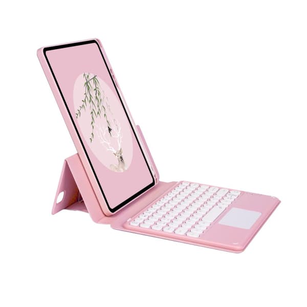 Vikbart fodral och Bluetooth Tangentbord Royal bailey SY12C för iPad 10.2(2021/2020/2019)/iPad Air 10.5/iPad Pro10.5