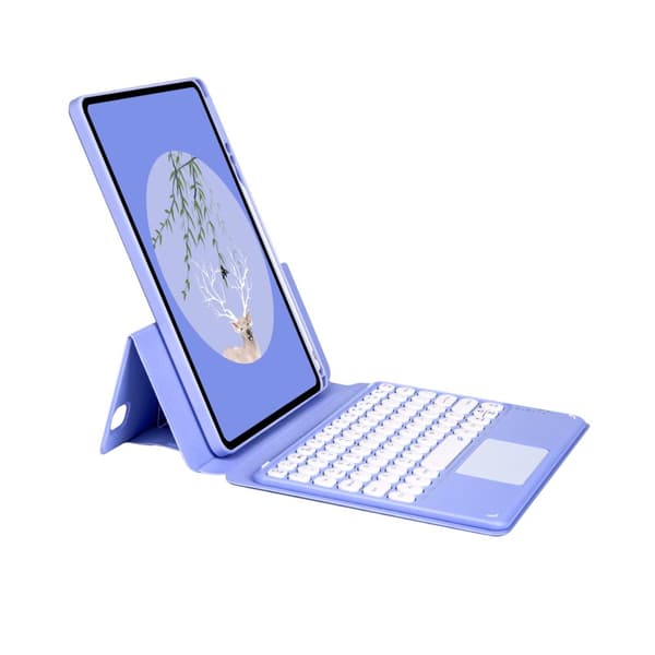 Vikbart fodral och Bluetooth Tangentbord Royal bailey SY12C för iPad 10.2(2021/2020/2019)/iPad Air 10.5/iPad Pro10.5
