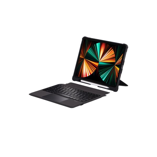 Vikbart fodral och Bluetooth Tangentbord Royal bailey T5209D för iPad Pro12.9(2022/2021/2020/2018)