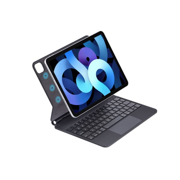 Kääntökansi ja Bluetooth näppäimistö Royal bailey MK-X7 för iPad Air5 10.9(2022)/iPad Air4 10.9(2020)/iPad Pro11(2022/2021/2020/2018)