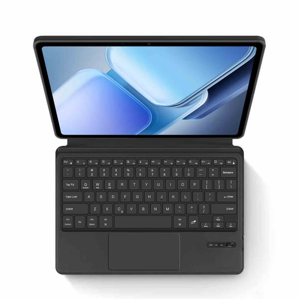 Vikbart fodral och Bluetooth Tangentbord Royal bailey YJ129-1 för iPad Air 13(2024)/ iPad Pro12.9 (2022/2021/2020/2018)