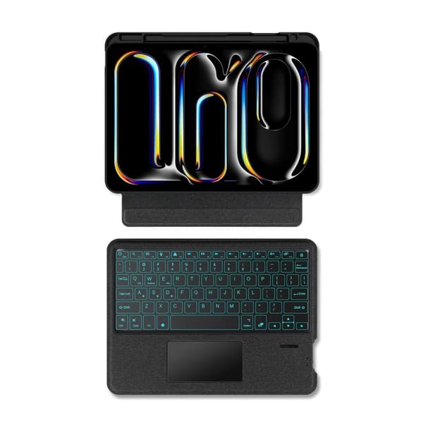 Vikbart fodral och Bluetooth Tangentbord Royal bailey YJ-V711 för Honor Tablet V7 Pro 11"、V8