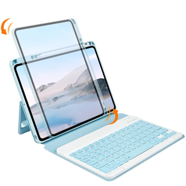 Vikbart fodral och Bluetooth Tangentbord Royal bailey SX006 för iPad 9.7