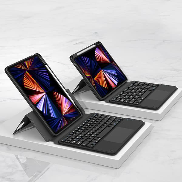 Vikbart fodral och Bluetooth Tangentbord Royal bailey SX11C-1 för iPad Air 11 (2024)/iPad Air 10.9 (gen4/5th)/iPad Pro11 (gen1/2/3/4th)