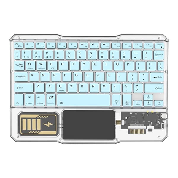Klapcover og Bluetooth Tastatur Royal bailey JT11-1 til iPad Air 11 (2024)/iPad Air 10.9 (gen4/5th)/iPad Pro11 (gen1/2/3/4th)