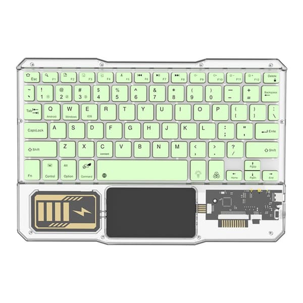 Vikbart fodral och Bluetooth Tangentbord Royal bailey JT-T500-2 för Samsung Tab A7 10.4(2020)T500/T505