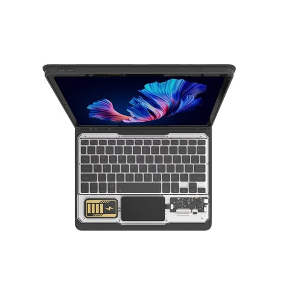 Vikbart fodral och Bluetooth Tangentbord Royal bailey JT-X510-1 för Samsung tab S9 FE 10.9" X510/S9 11" X710/S8 11" X700/S7 11" T870