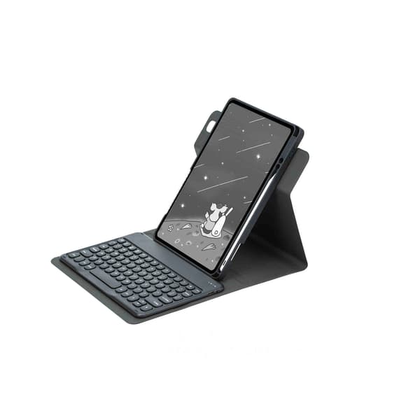 Vikbart fodral och Bluetooth Tangentbord Royal bailey PD-D12 för iPad 10.2(7th/8th/9th)/iPad Air 10.5/ Pro10.5
