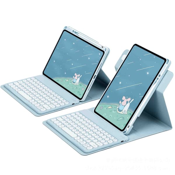 Klapcover og Bluetooth Tastatur Royal bailey PD-D12 til iPad 10.2(7th/8th/9th)/iPad Air 10.5/ Pro10.5