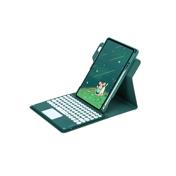 Vikbart fodral och Bluetooth Tangentbord Royal bailey PD-E12 för iPad 10.2(7th/8th/9th)/iPad Air 10.5/ Pro10.5