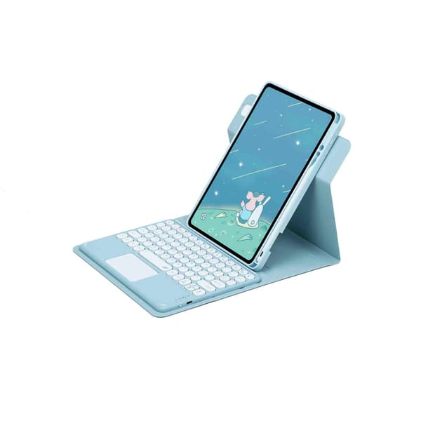 Vikbart fodral och Bluetooth Tangentbord Royal bailey PD-E12 för iPad 10.2(7th/8th/9th)/iPad Air 10.5/ Pro10.5
