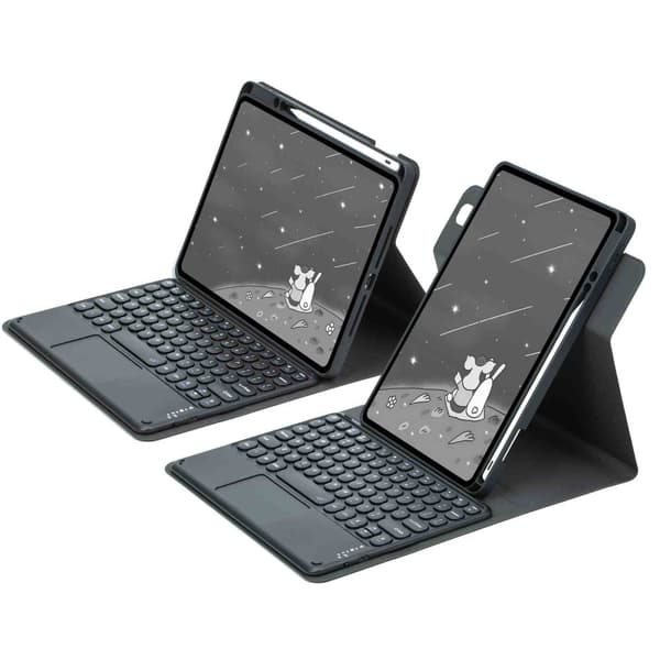 Kääntökansi ja Bluetooth näppäimistö Royal bailey PD-E11 för iPad Air 11 (2024)/iPad Air 10.9 (gen4/5th)/iPad Pro11 (gen1/2/3/4th)