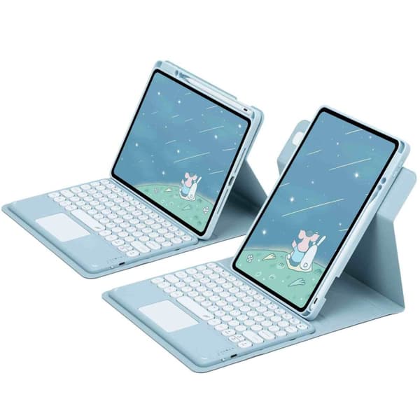Vikbart fodral och Bluetooth Tangentbord Royal bailey PD-E209 för iPad10th (2022)10.9