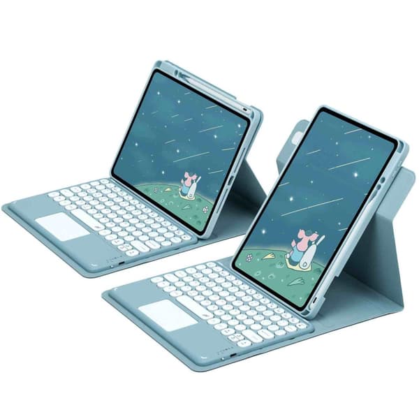 Vikbart fodral och Bluetooth Tangentbord Royal bailey PD-E209-1 för iPad10th (2022)10.9